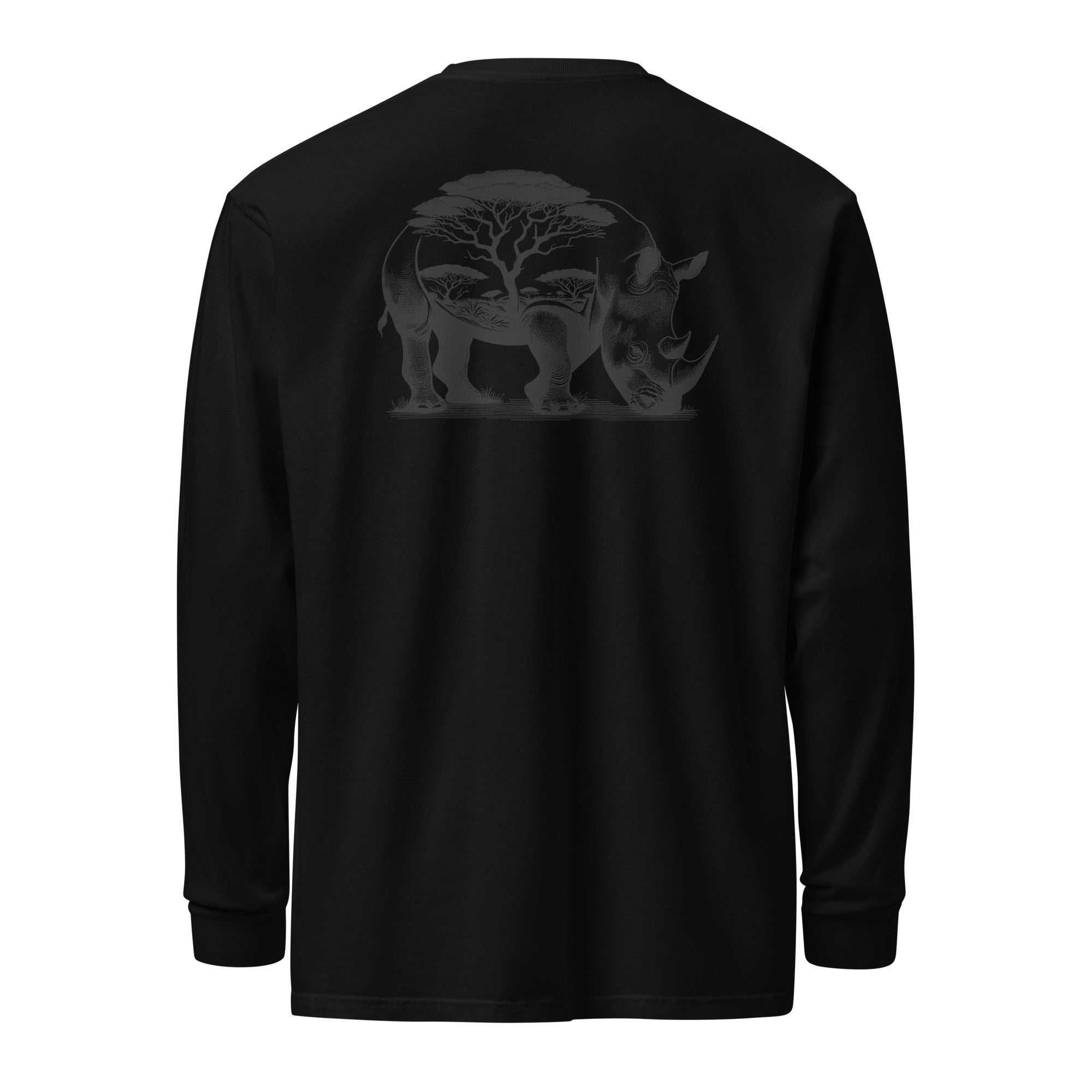 Diceros Bicornis Heavy Weight Long Sleeve