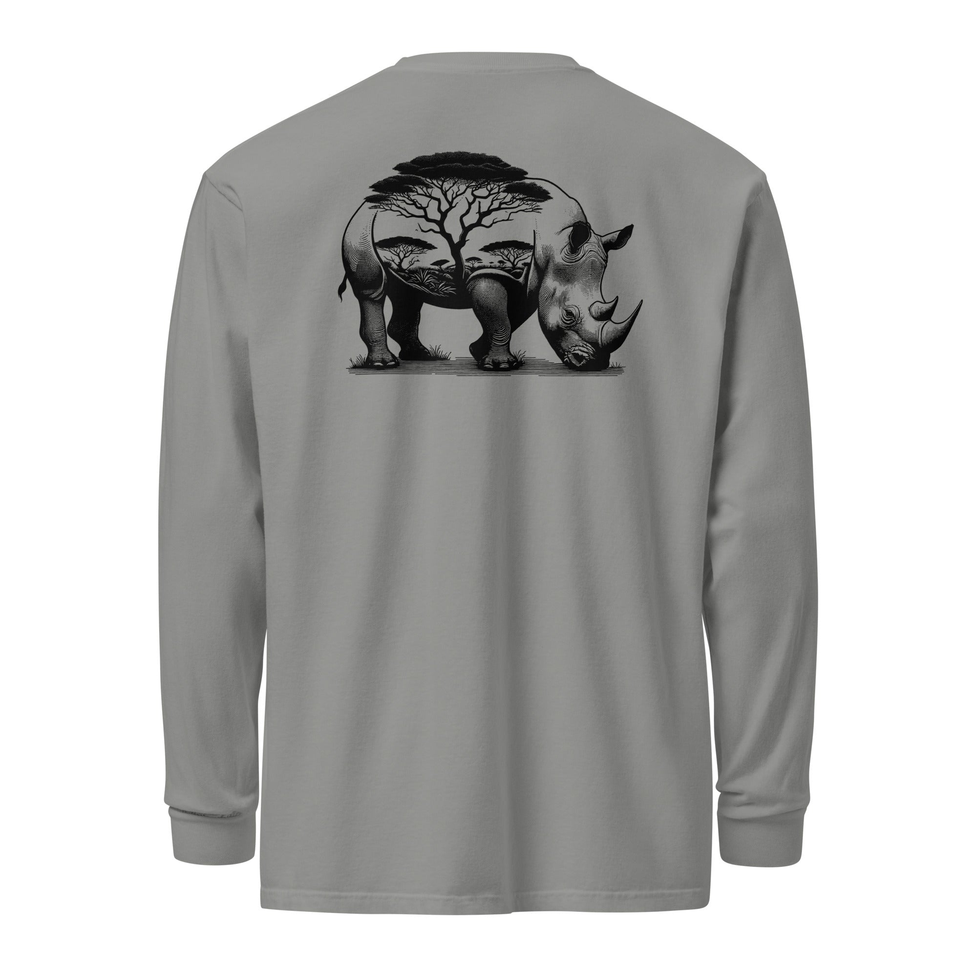Diceros Bicornis Heavy Weight Long Sleeve