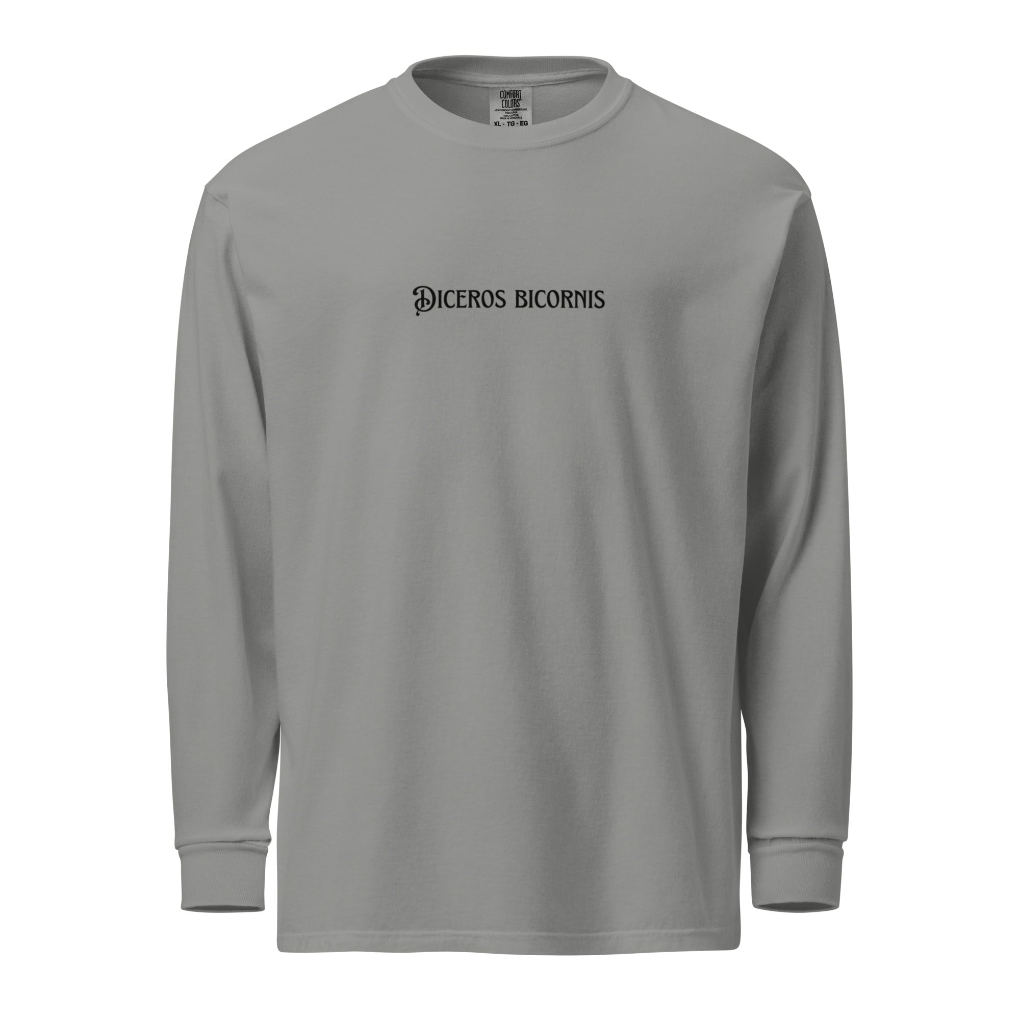 Colored Diceros Bicornis Heavy Weight Long Sleeve